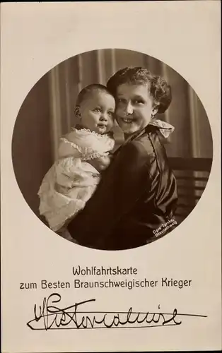 Ak Prinzessin Victoria Luise von Preußen, Herzogin von Braunschweig