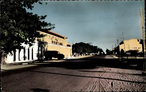 Ak N Djamena Fort Lamy Tschad, Straßenpartie an der Bank
