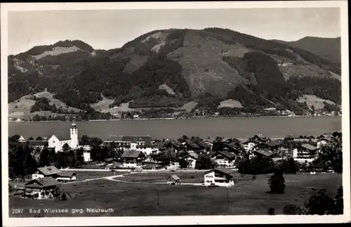 Ak Bad Wiessee in Oberbayern, Neureuth, Bergpanorama