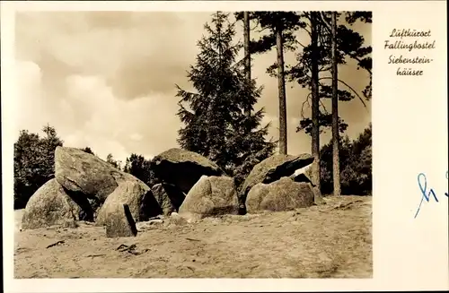 Ak Bad Fallingbostel Lüneburger Heide, Siebensteinhäuser