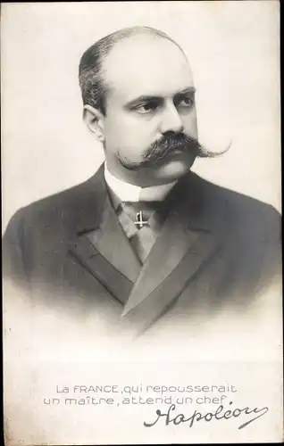 Ak Monseigneur le Prince Victor Napoleon, Portrait