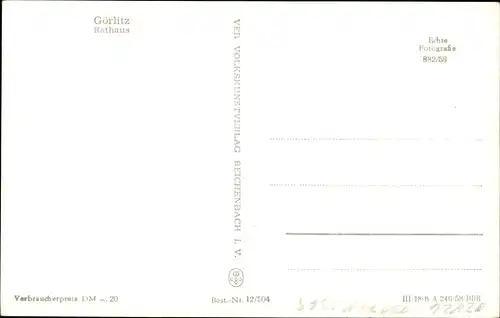 Ak Görlitz in der Lausitz, Rathaus