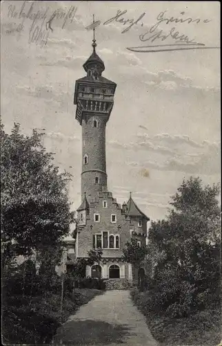 Ak Würzburg am Main Unterfranken, Frankenwarte, Aussichtsturm