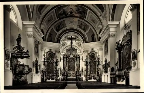 Ak Ruhpolding in Oberbayern, Kath. Pfarrkirche St. Georg
