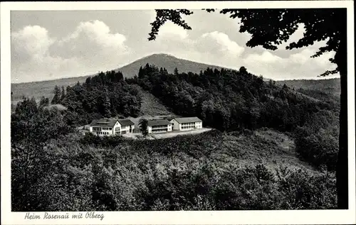 Ak Königswinter am Rhein, Heim Rosenau mit Ölberg