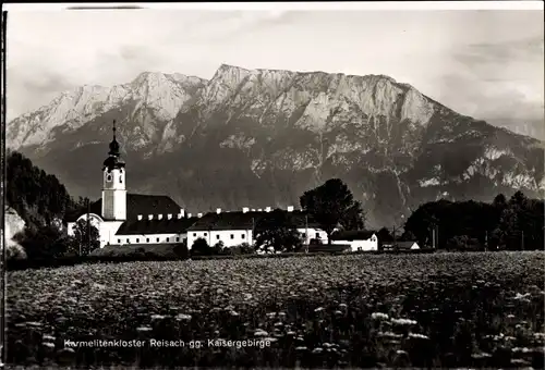 Ak Reisach Oberaudorf in Oberbayern, Karmelitenkloster gg. Kaisergebirge