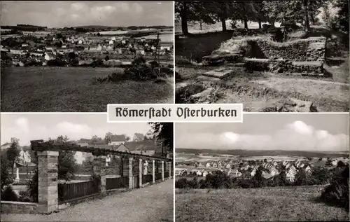 Ak Osterburken in Baden, Totale, Ruine