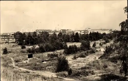 Ak Spremberg in der Lausitz, Schwarze Pumpe, Blick zum Kombinat