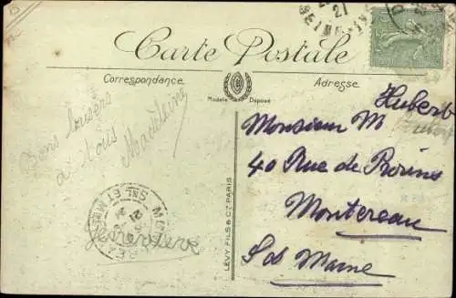 Ak Dieppe Seine Maritime, Le Paquebot Dieppe, Dampfer, CGT, French Line