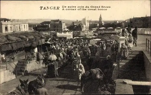 Ak Tanger Marokko, Un autre coin du Grand Socco