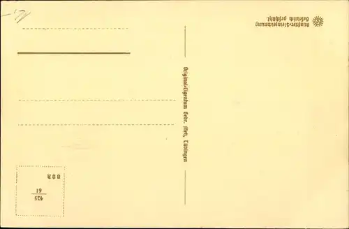 Steindruck Lied Ak Feldberg Schwarzwald BW, Text O Schwarzwald O Heimat von L. Auerbach