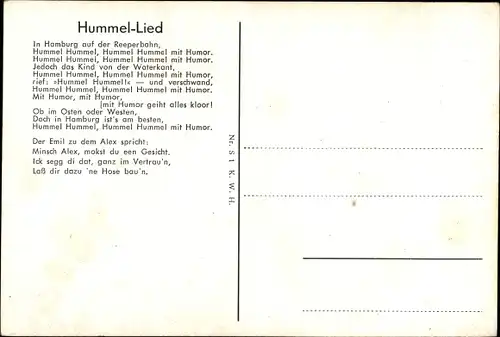 Leporello Ak Hummel Hummel, Junge grüßt Wasserträger