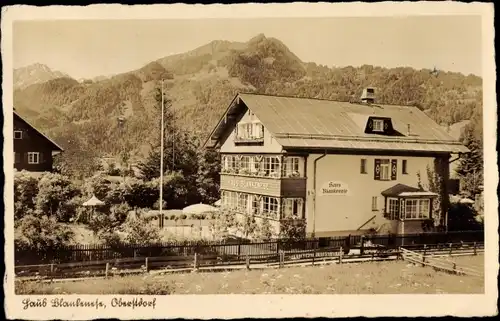 Ak Oberstdorf im Oberallgäu, Fremdenheim Haus Blankenese