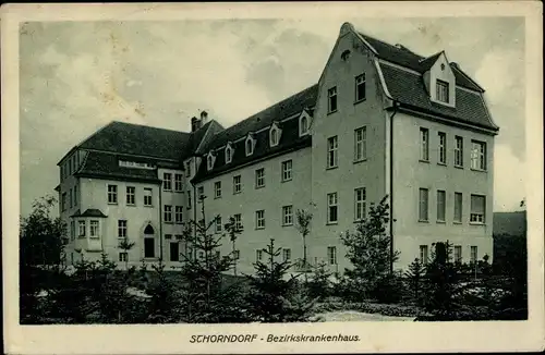 Ak Schorndorf in Württemberg, Bezirkskrankenhaus