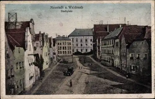 Ak Neustadt an der Waldnaab, Stadtplatz