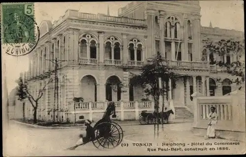 Ak Haiphong Vietnam, Hotel du Commerce