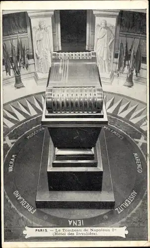 Ak Paris VII, Hotel des Invalides, Le Tombeau de Napoleon I