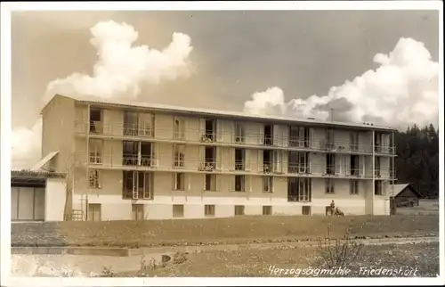 Foto Ak Peiting in Oberbayern, Arbeiterkolonie Herzogsägmühle, Friedenshort