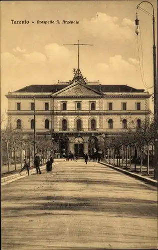 Ak Tarent Taranto Puglia, Prospetto R. Arsenale
