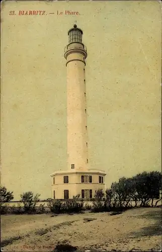 Ak Biarritz Pyrénées Atlantiques, Le Phare