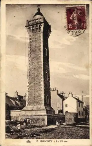 Ak Roscoff Finistère, Le Phare