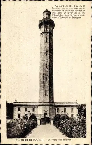 Ak Île de Ré Charente Maritime, Le Phare des Baleines
