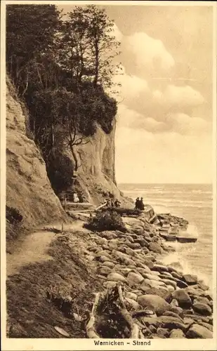 Ak Lesnoje Warnicken Ostpreußen, Strand