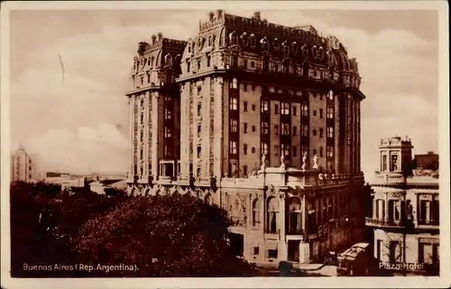 Ak Buenos Aires Argentinien, Plaza Hotel