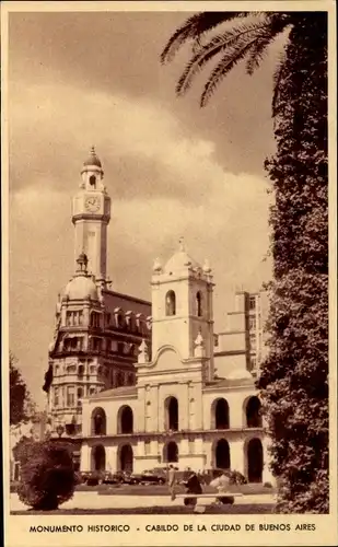 Ak Buenos Aires Argentinien, Monumento Historico, Cabildo de la Ciudad