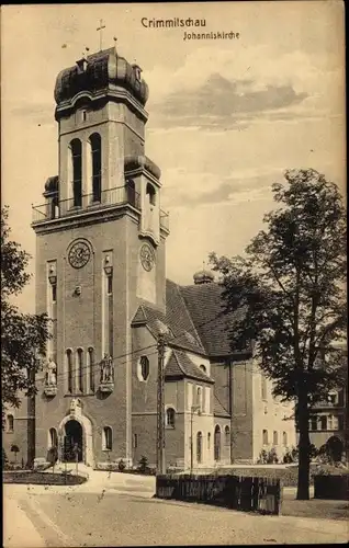 Ak Crimmitschau in Sachsen, Johanniskirche