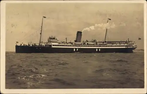 Ak HAPAG Dampfer Kaiser, Turbinenschnelldampfer, Seebäderdienst