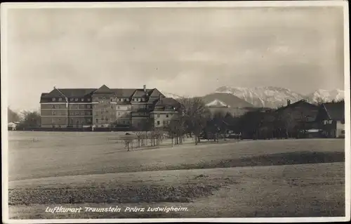 Ak Traunstein in Oberbayern, Prinz Ludwig Heim, Kaufmannserholungsheim