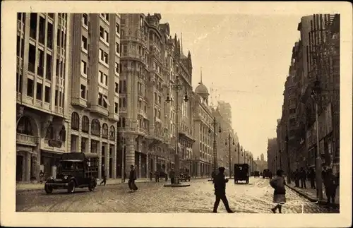 Ak Madrid Spanien, Avenida de Pi y Margall