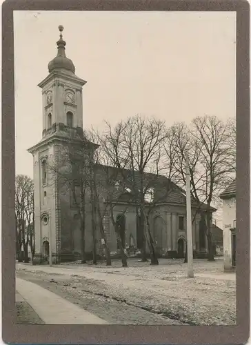 Kabinett Foto Lindow in der Mark, Evangelische Stadtkirche