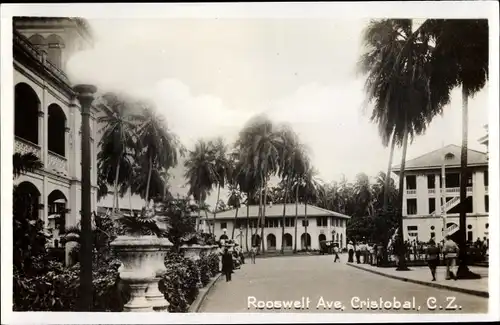 Ak Cristóbal Panama, Rooswelt Ave., Roosevelt Ave.