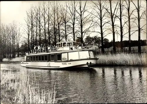 Foto Ak Rheinsberg in Brandenburg, Salondampfer Remus, P 270