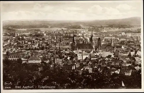 Ak Aachen in Nordrhein Westfalen, Gesamtansicht