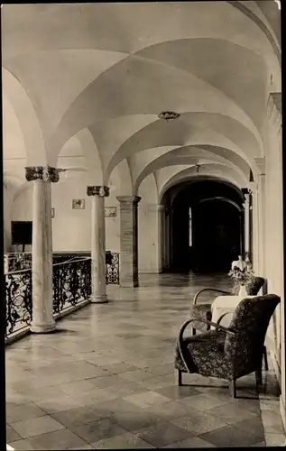 Ak Bärenklau Schenkendöbern Niederlausitz, Genesungsheim Georgi Dimitroff, Innenansicht