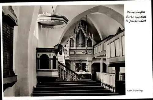 Ak Meinerdingen Walsrode im Heidekreis, Kirche aus dem 11. Jahrhundert