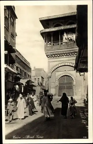 Ak Cairo Kairo Ägypten, Street Leone