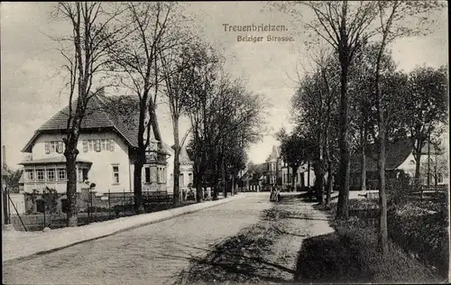 Ak Treuenbrietzen in Brandenburg, Belziger Straße