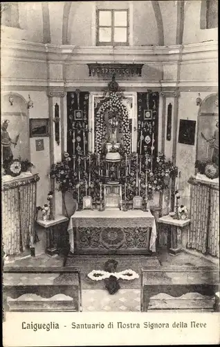 Ak Laigueglia Liguria, Santuario di Nostra Signora della Neve