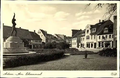 Ak Artern an der Unstrut, Am Ehrenmal, Stengel 74557