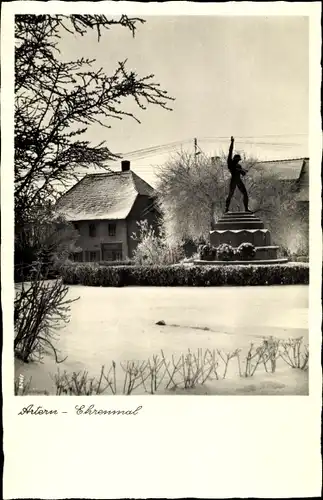 Ak Artern an der Unstrut, Ehrenmal