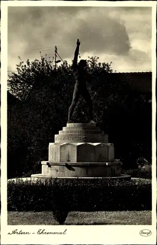 Ak Artern an der Unstrut, Ehrenmal, Stengel 74555
