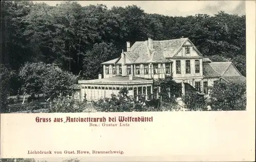 Ak Wolfenbüttel in Niedersachsen, Etablissement Antoinettenruh