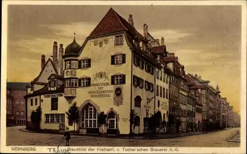 Ak Nürnberg in Mittelfranken, Bräustübl der Freiherrl v Tucherschen Brauerei AG, Tucher Bräu