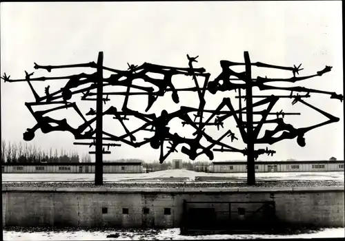 Ak Dachau in Oberbayern, KZ Gedenkstätte, Internationales Mahnmal Glid Nandor