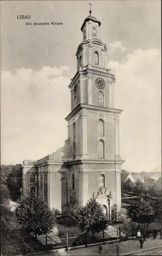 Ak Liepaja Libau Lettland, Die deutsche Kirche