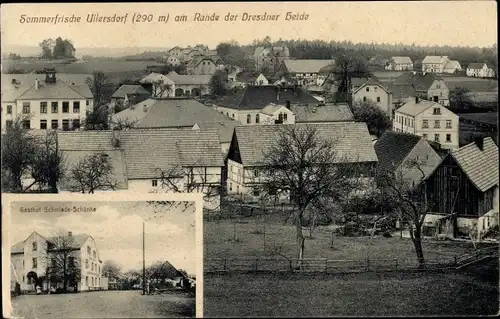 Ak Ullersdorf Radeberg in Sachsen, Am Rande der Dresdner Heide, Gasthof Schmiede-Schänke